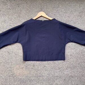 Uniqlo 3/4 Dolman Sleeve Boatneck Top Navy